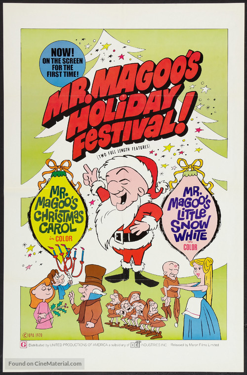 Mister Magoo&#039;s Christmas Carol - Combo movie poster