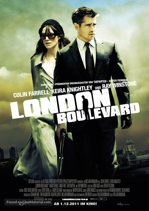 London Boulevard - German Movie Poster