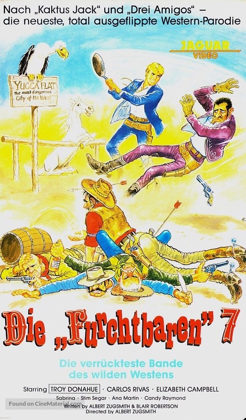 The Phantom Gunslinger - German VHS movie cover