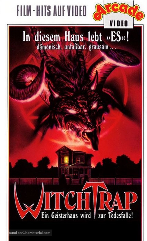 Witchtrap - German VHS movie cover