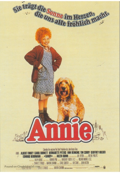 Annie - German Movie Poster