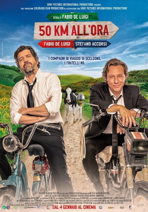 Cinquanta km all&#039;ora - Italian Movie Poster