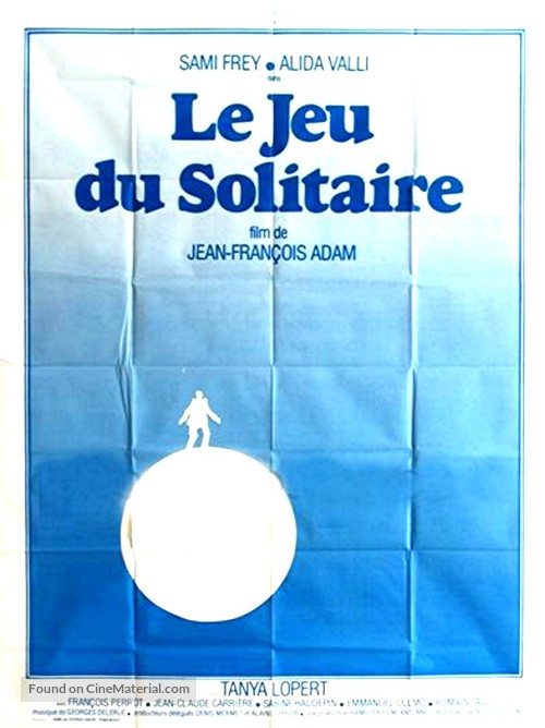 Le jeu du solitaire - French Movie Poster