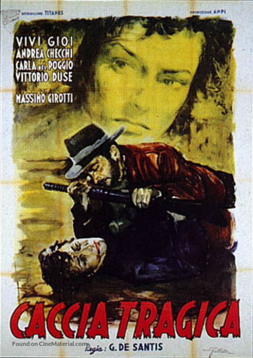 Caccia tragica - Italian Movie Poster