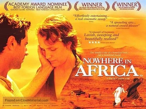 Nirgendwo in Afrika - British Movie Poster
