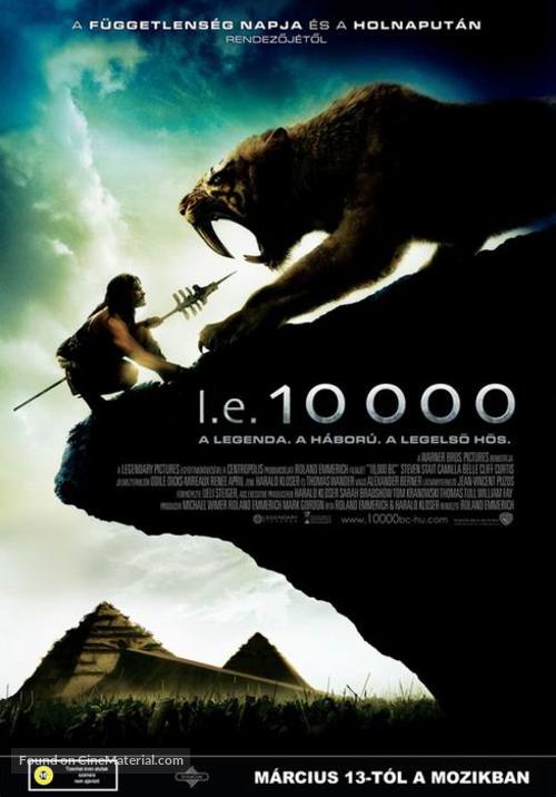 10,000 BC - Hungarian Movie Poster