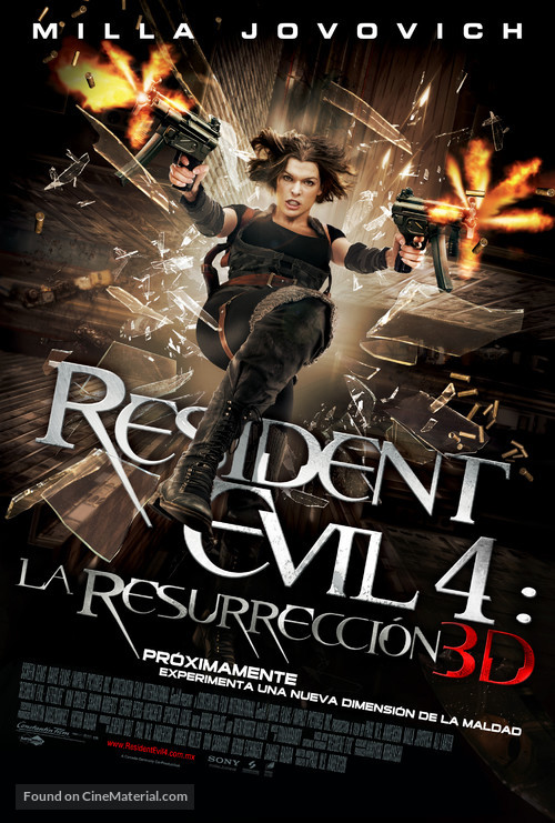 Resident Evil: Afterlife - Mexican Movie Poster