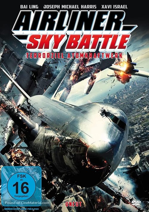 Airliner Sky Battle - German Movie Cover