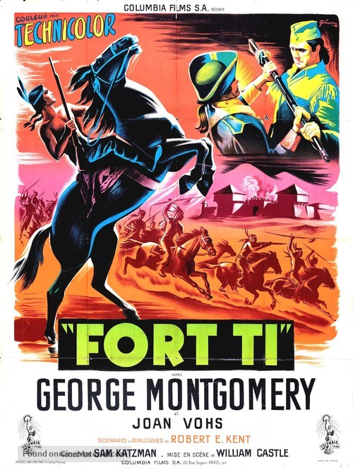 Fort Ti - French Movie Poster