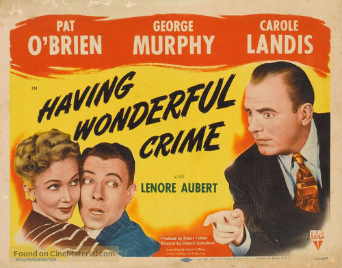 Having Wonderful Crime - Movie Poster