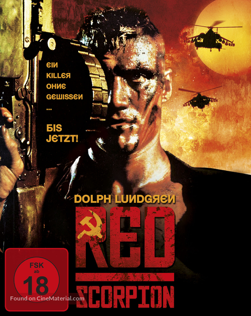 Red Scorpion - German Blu-Ray movie cover