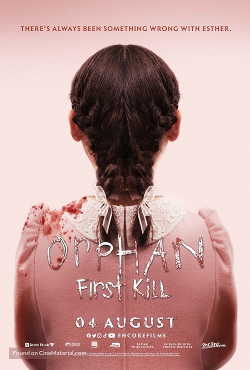 Orphan: First Kill - Singaporean Movie Poster