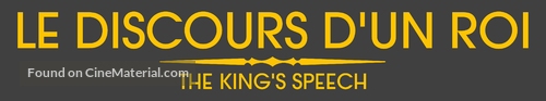 The King&#039;s Speech - French Logo