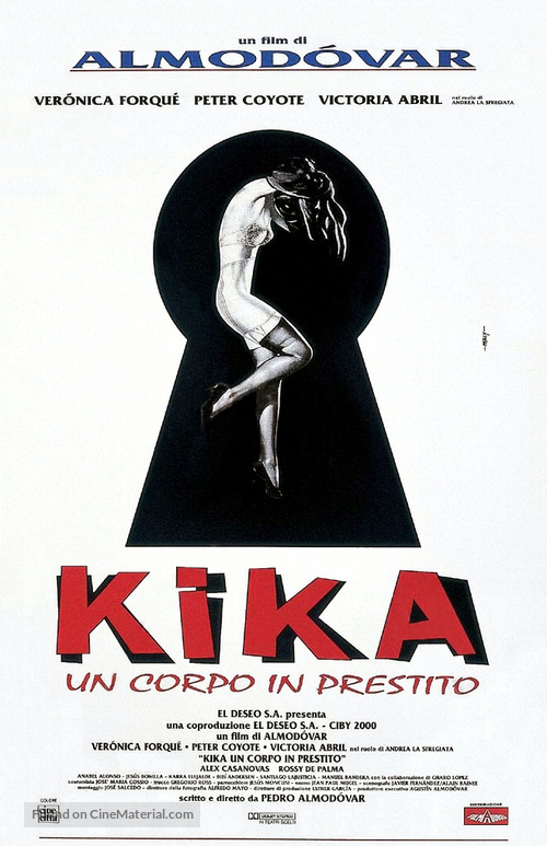 Kika - Italian Theatrical movie poster