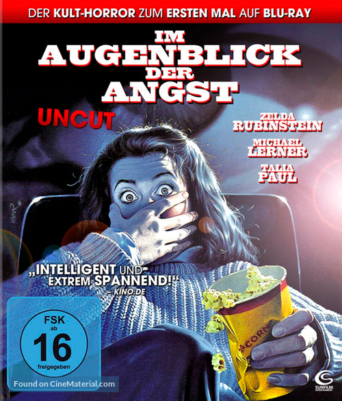 Angustia - German Blu-Ray movie cover