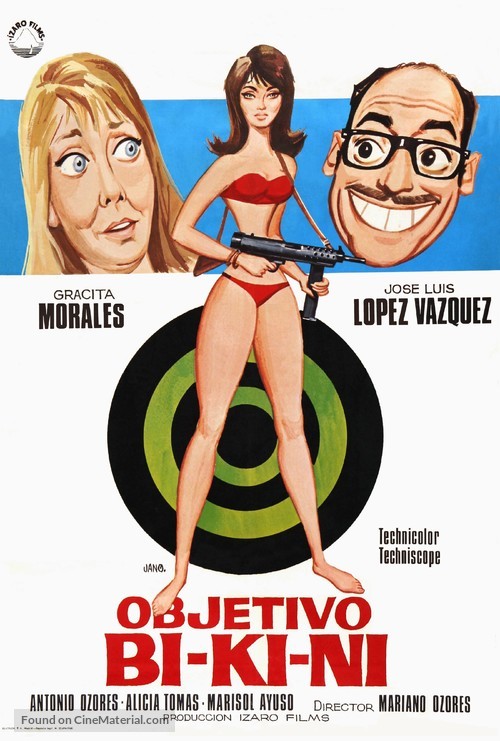 Objetivo: bi-ki-ni - Spanish Movie Poster