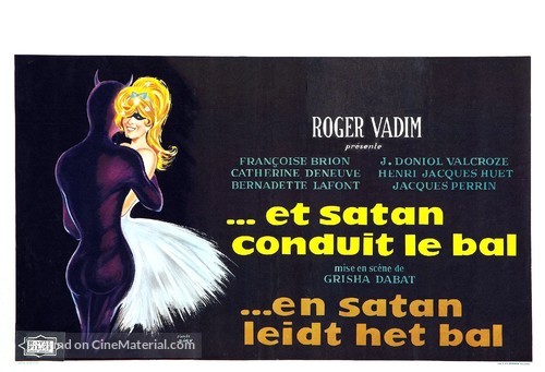 Et Satan conduit le bal - Belgian Movie Poster