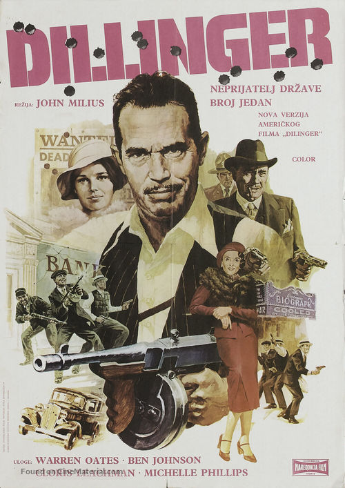 Dillinger - Yugoslav Movie Poster