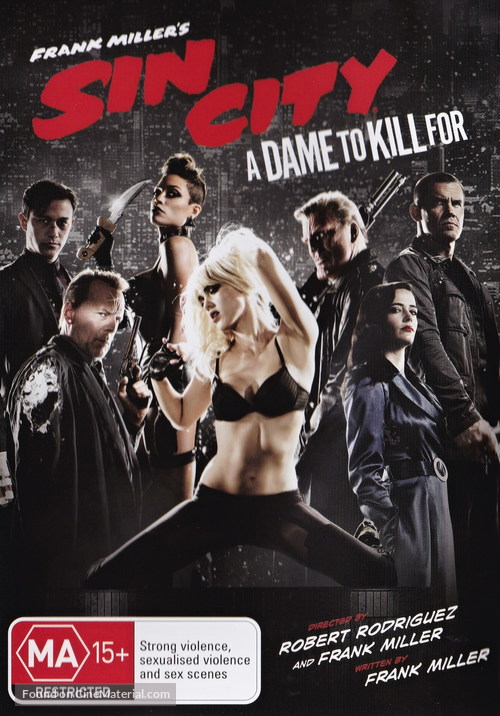 Sin City: A Dame to Kill For - Australian Movie Cover