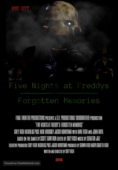 Five Nights at Freddy's: Forgotten Memories (2017) movie poster