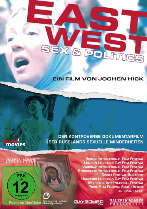 East/West - Sex &amp; Politics - German Movie Cover