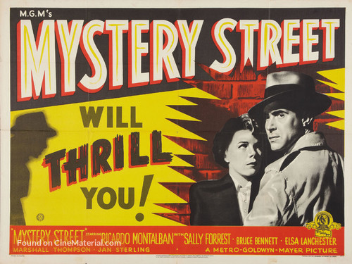 Mystery Street - British Movie Poster