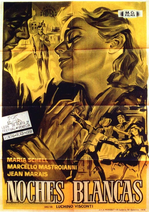 Notti bianche, Le - Spanish Movie Poster