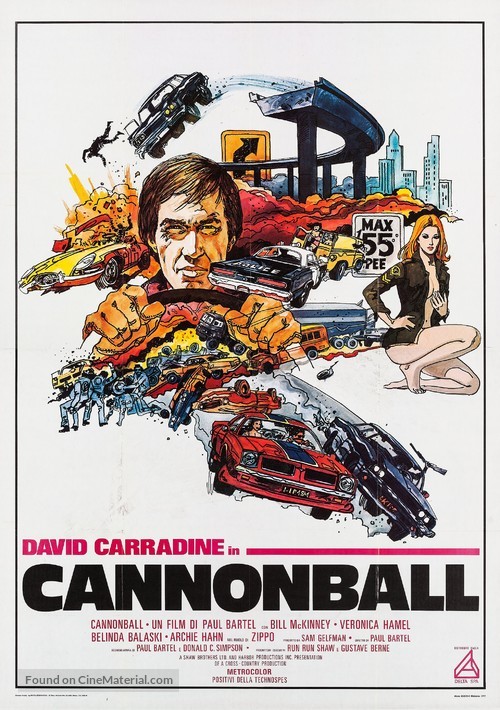 Cannonball! - Italian Movie Poster