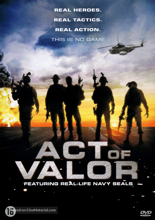 Act of Valor - Dutch DVD movie cover