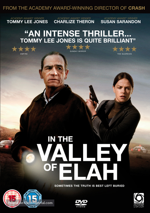 In the Valley of Elah - British DVD movie cover
