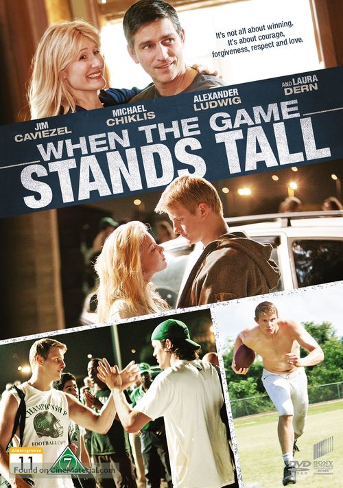 When the Game Stands Tall - Danish DVD movie cover