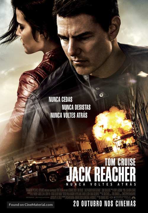 Jack Reacher: Never Go Back - Portuguese Movie Poster