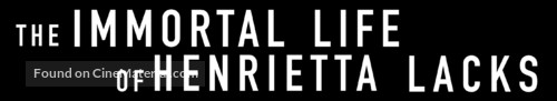The Immortal Life of Henrietta Lacks - Logo