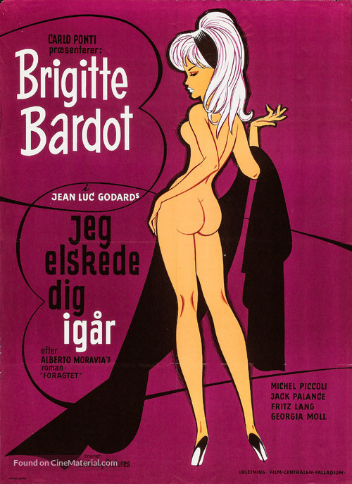 Le m&eacute;pris - Danish Movie Poster