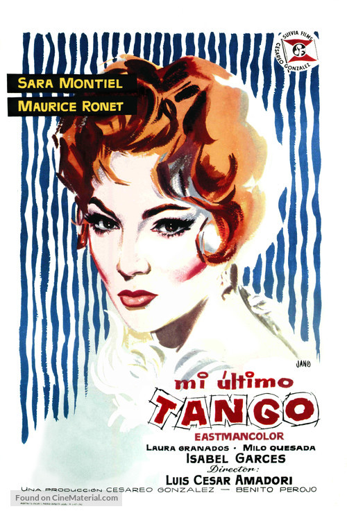 Mi &uacute;ltimo tango - Spanish Movie Poster