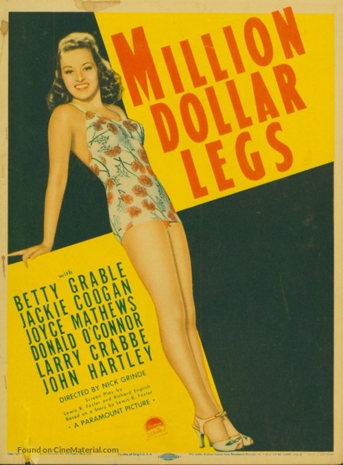 Million Dollar Legs - Movie Poster