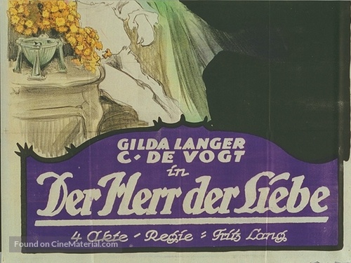Der Herr der Liebe - German Movie Poster