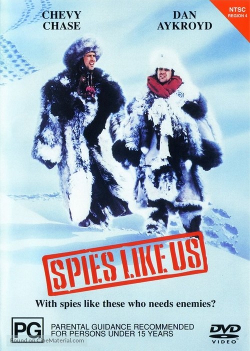 Spies Like Us - Australian DVD movie cover