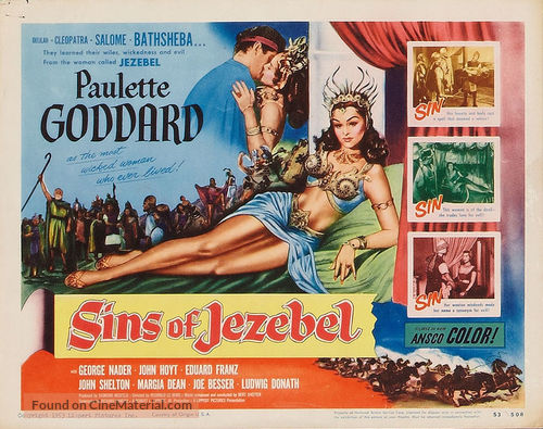 Sins of Jezebel - Movie Poster