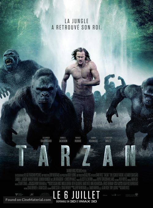 The Legend of Tarzan - French Movie Poster