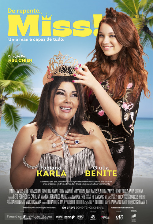De Repente, Miss! - Brazilian Movie Poster