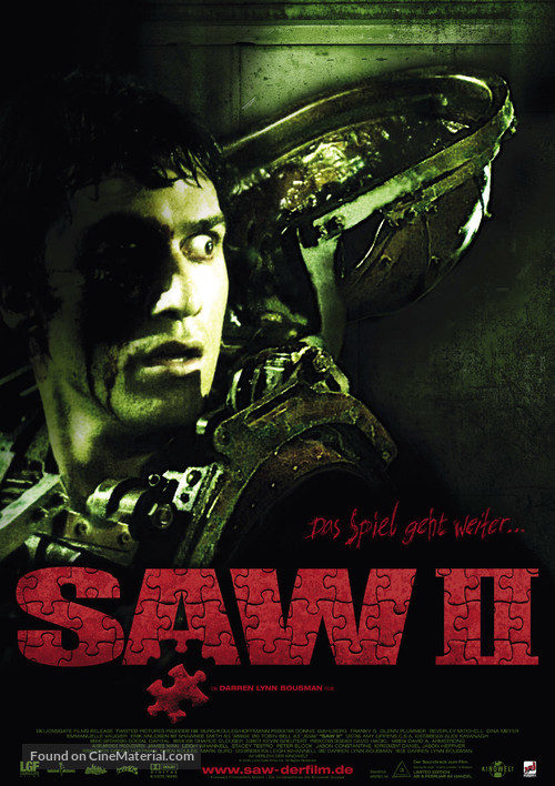 Saw II - German Movie Poster
