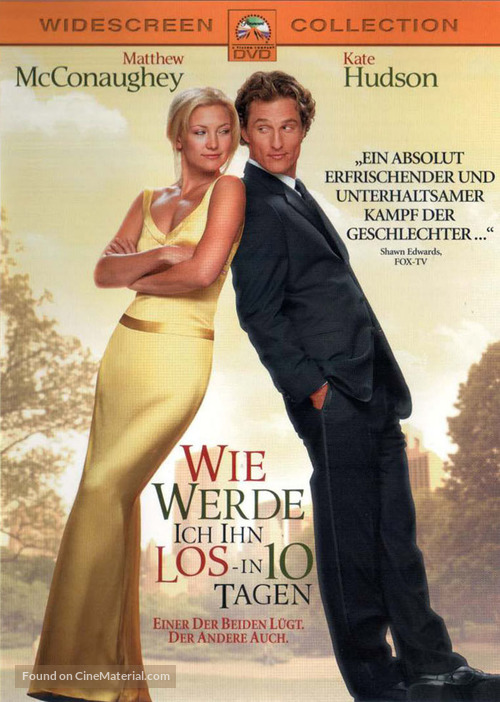 How to Lose a Guy in 10 Days - German DVD movie cover