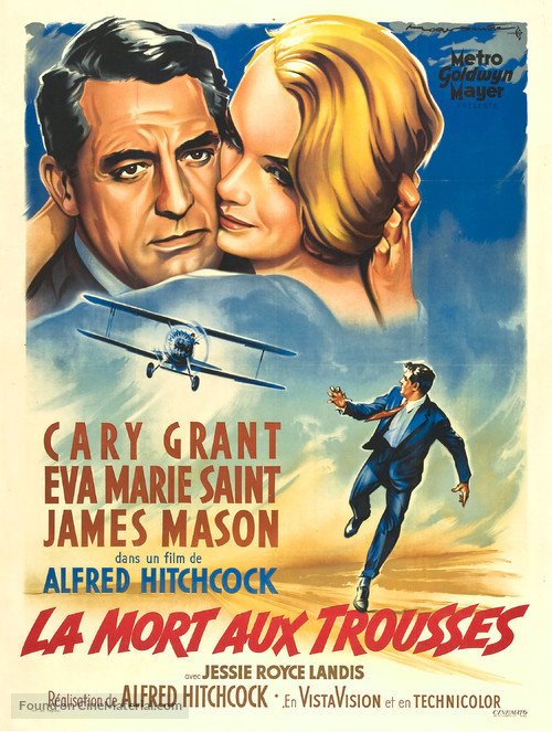 North by Northwest - French Movie Poster