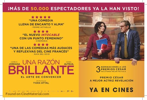 Le brio - Spanish Movie Poster