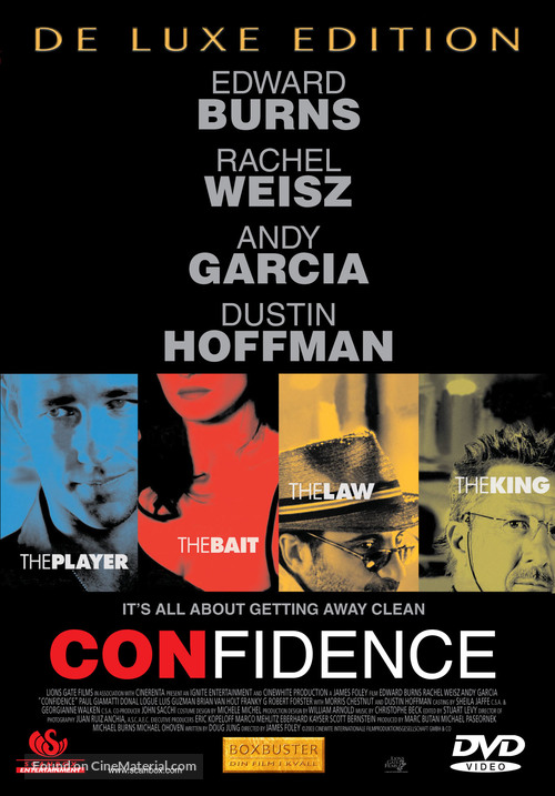 Confidence - Swedish DVD movie cover