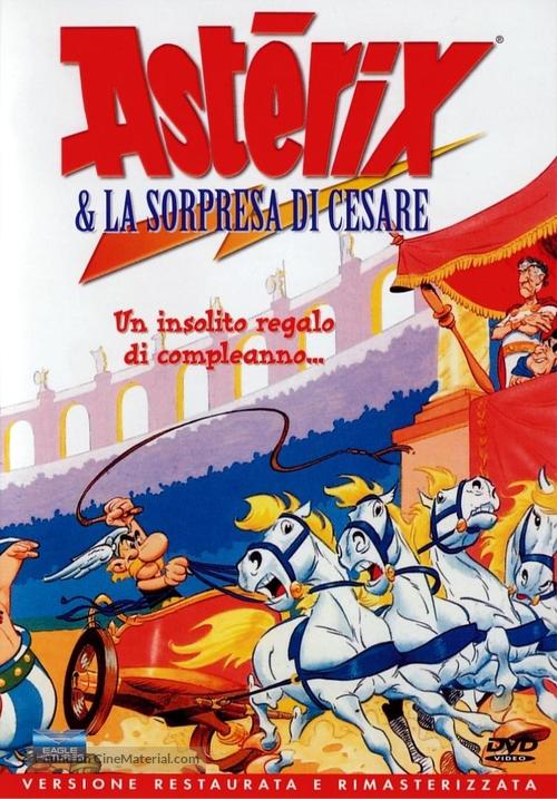 Ast&eacute;rix et la surprise de C&eacute;sar - Italian DVD movie cover