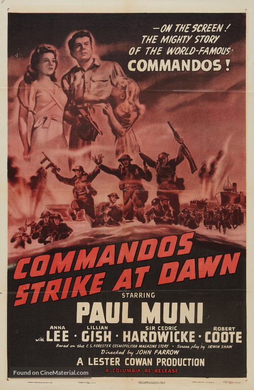 Commandos Strike at Dawn - Movie Poster