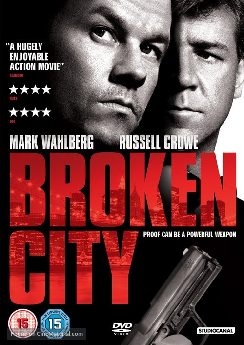 Broken City - British DVD movie cover