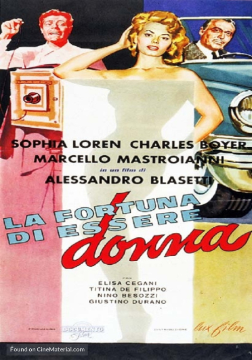 Fortuna di essere donna, La - Italian Movie Poster